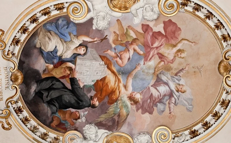 Pier Dandini - San Gaetano presenta la chiesa
